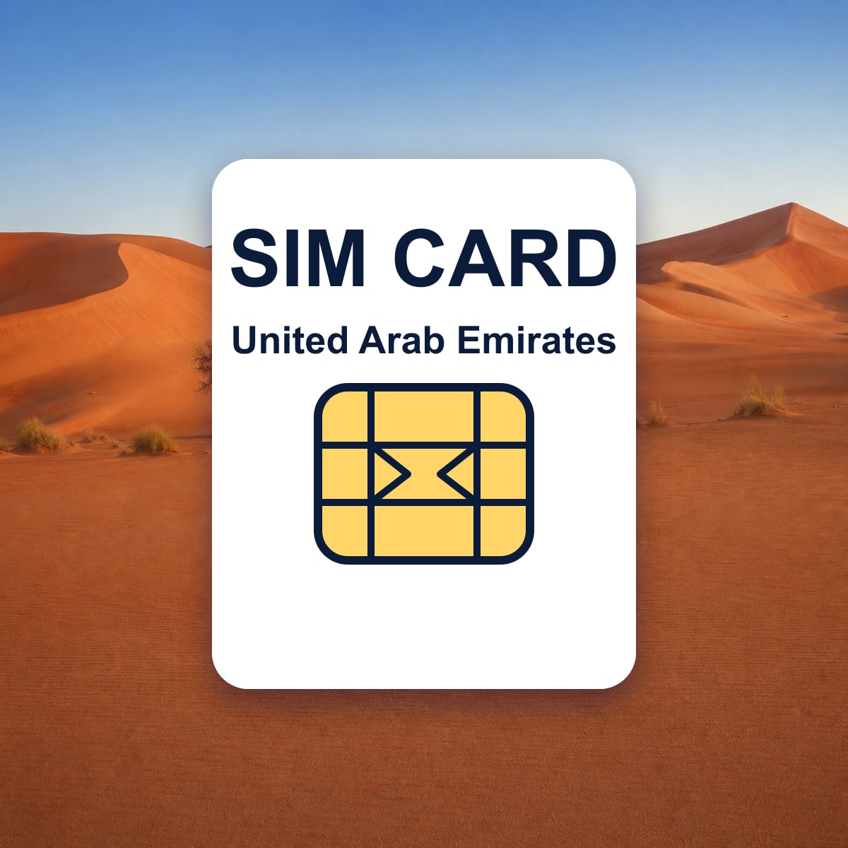 United Arab Emirates travel SIM card representative image