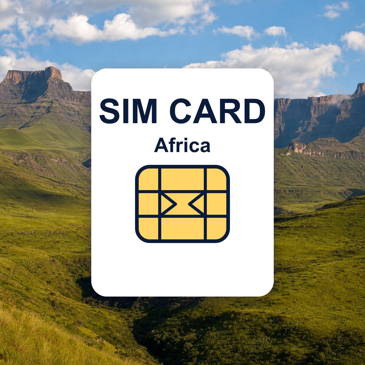 Africa travel SIM card representative image