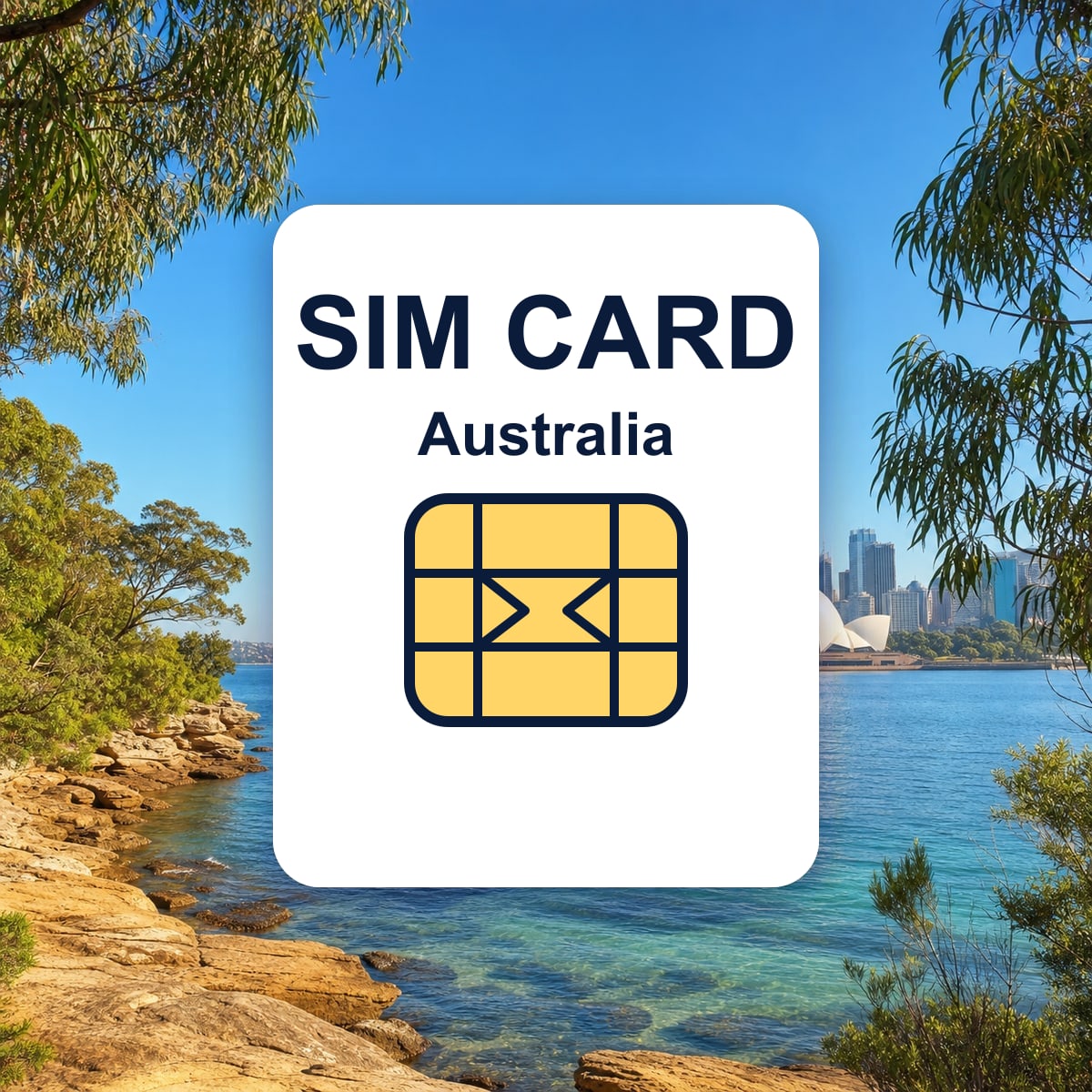 Australia travel SIM card representative image