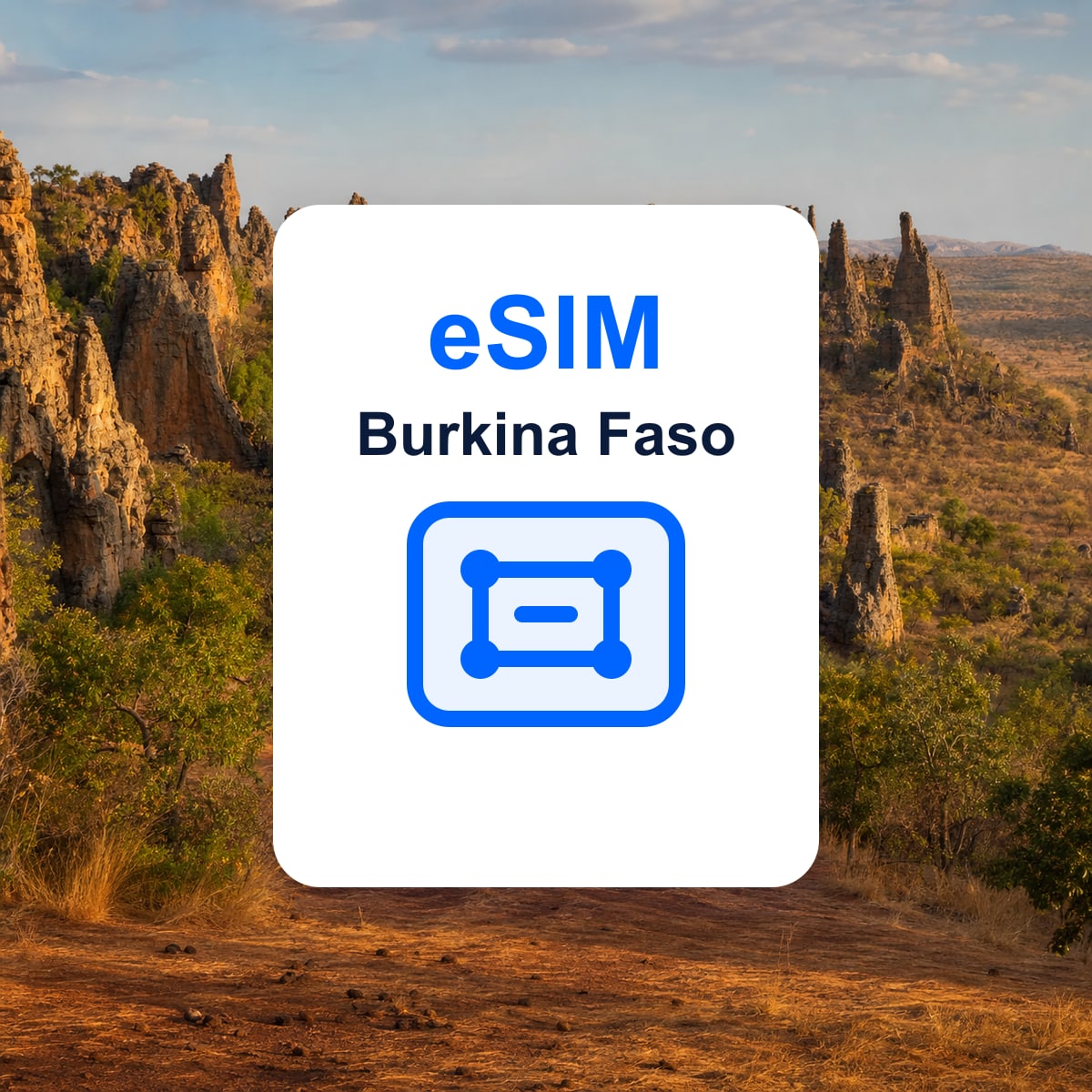 Burkina Faso travel eSIM representative image