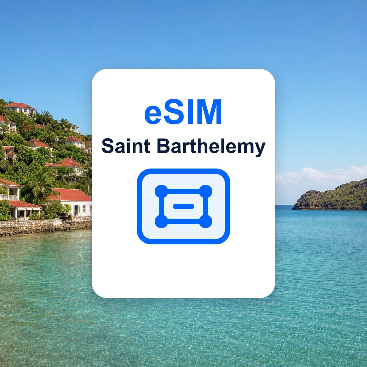 St. Barthélemy travel eSIM representative image