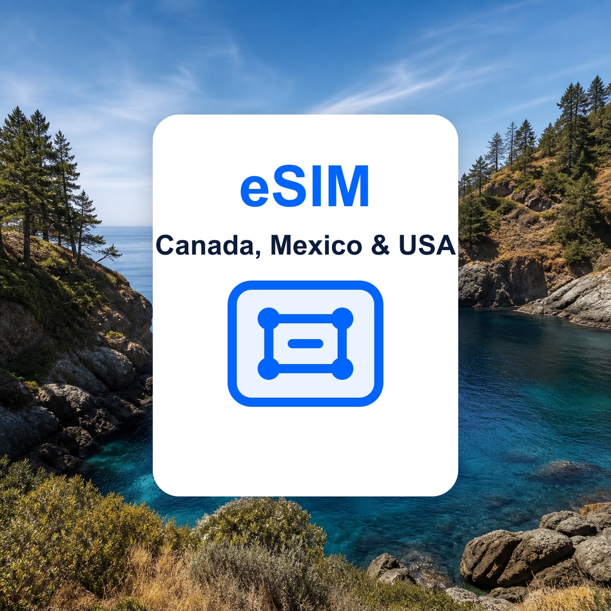 Canada, Mexico & USA travel eSIM representative image
