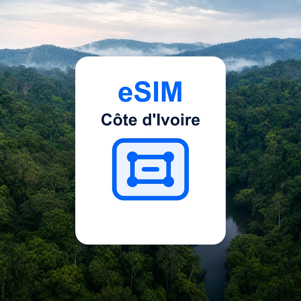 Côte d’Ivoire travel eSIM representative image