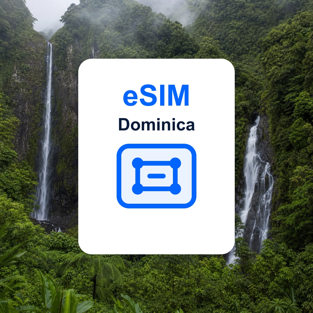 Dominica travel eSIM representative image