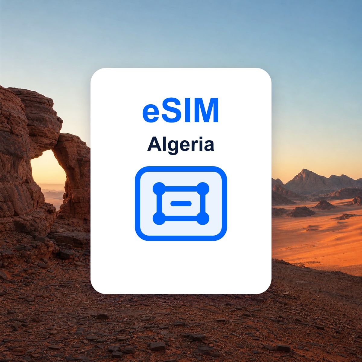 Algeria travel eSIM representative image