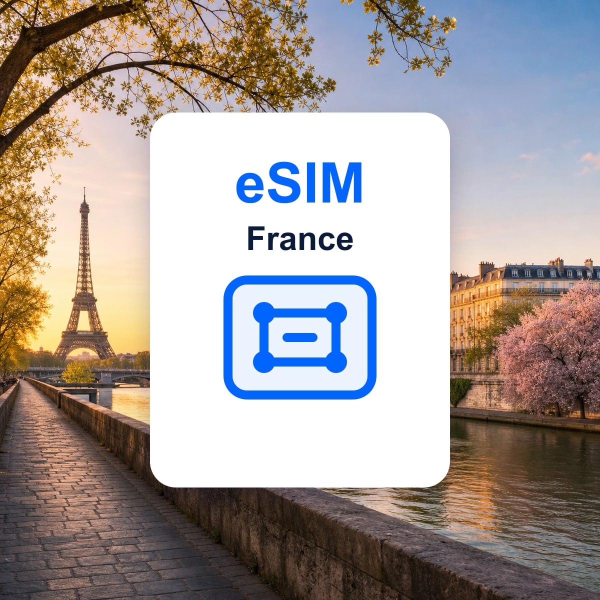 France travel eSIM representative image