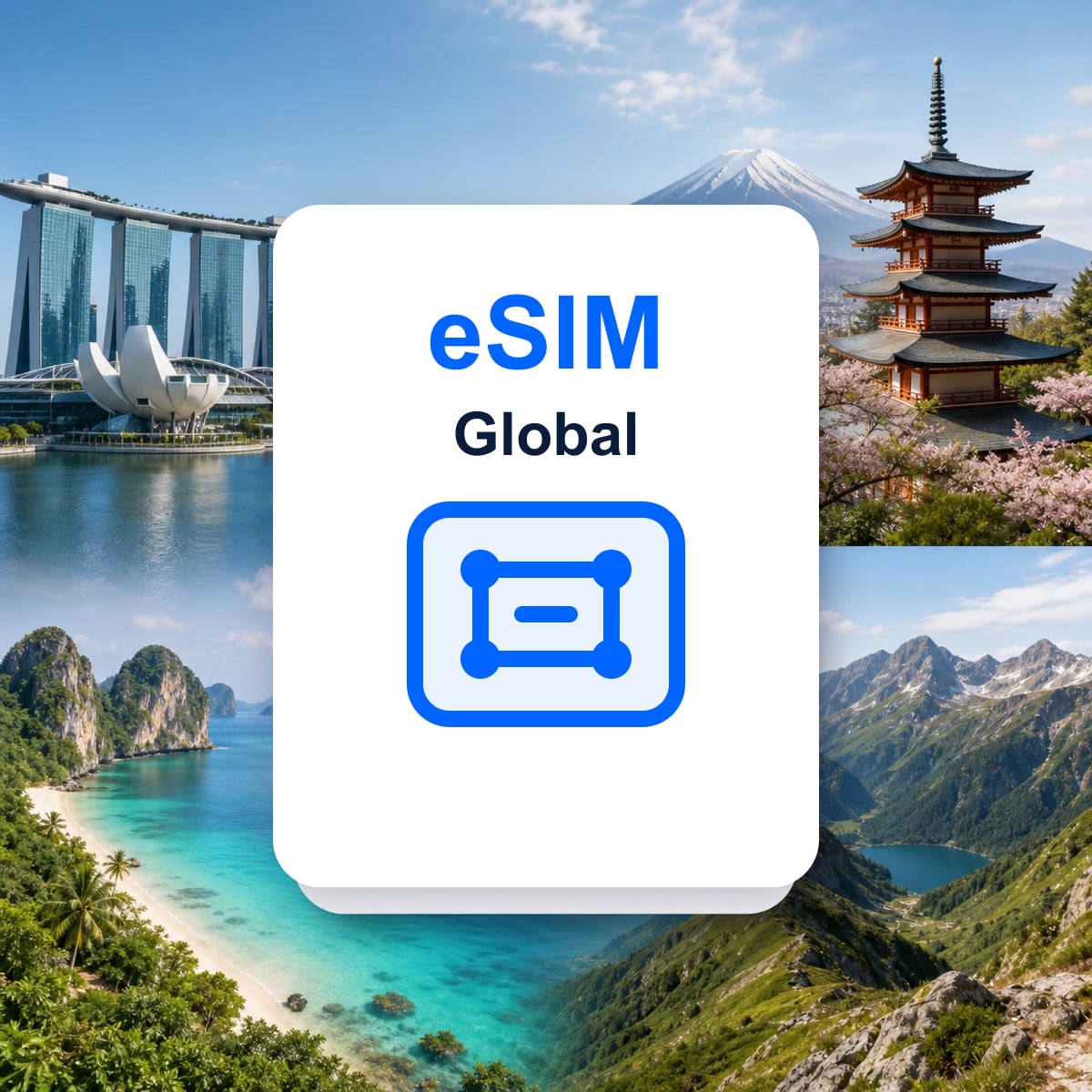 Global travel eSIM representative image
