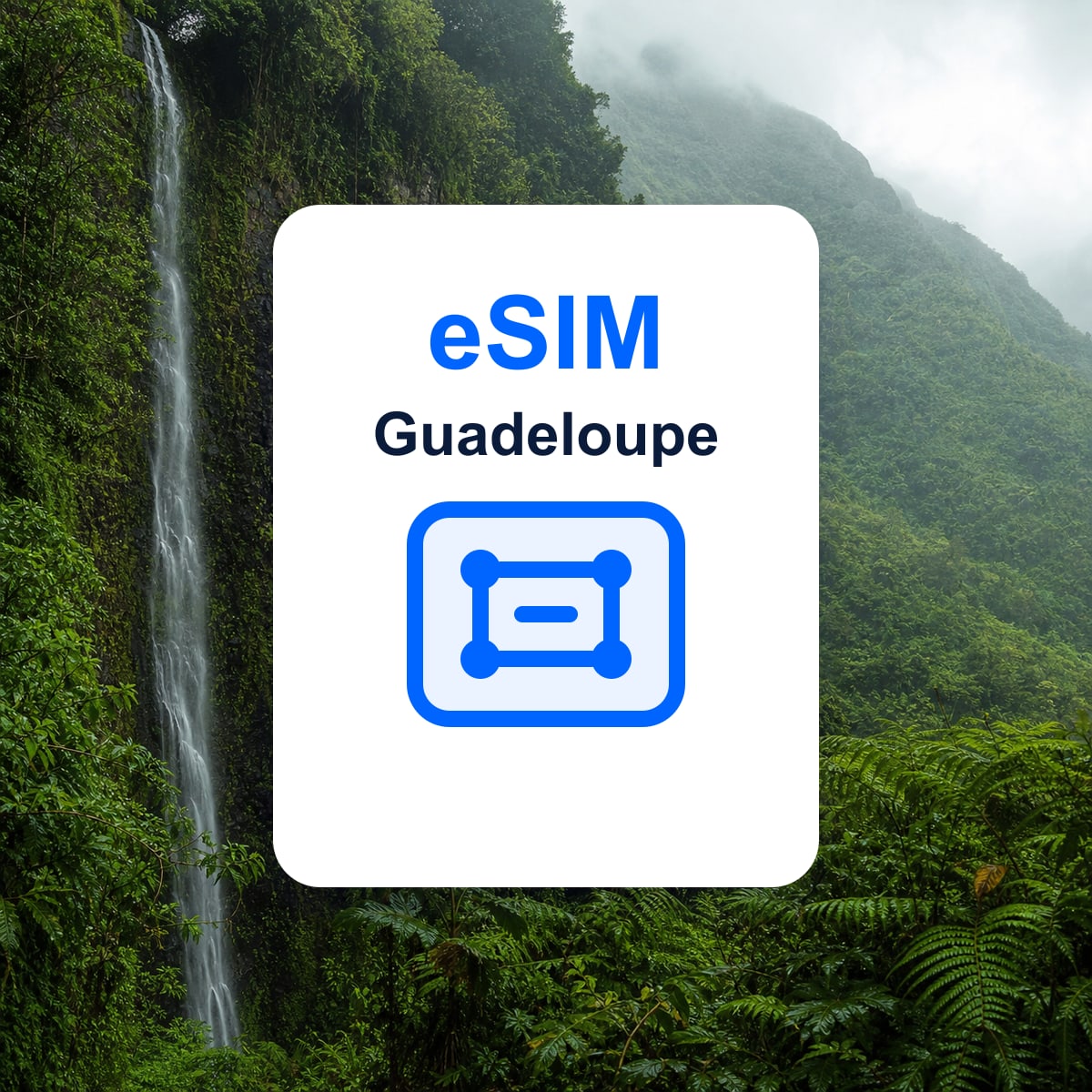 Guadeloupe travel eSIM representative image