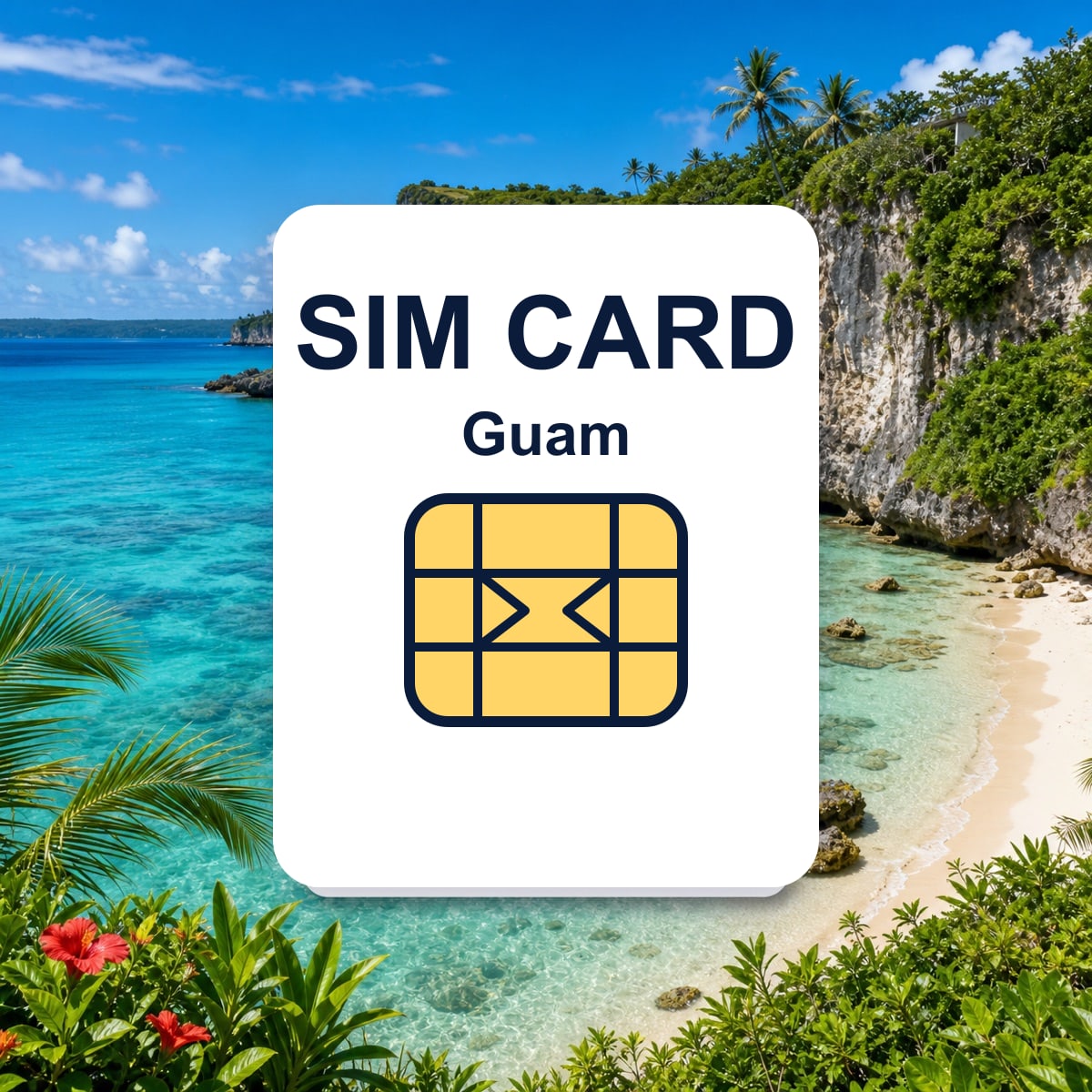 Guam travel SIM card representative image
