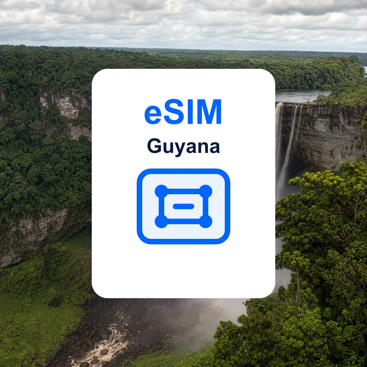 Guyana travel eSIM representative image