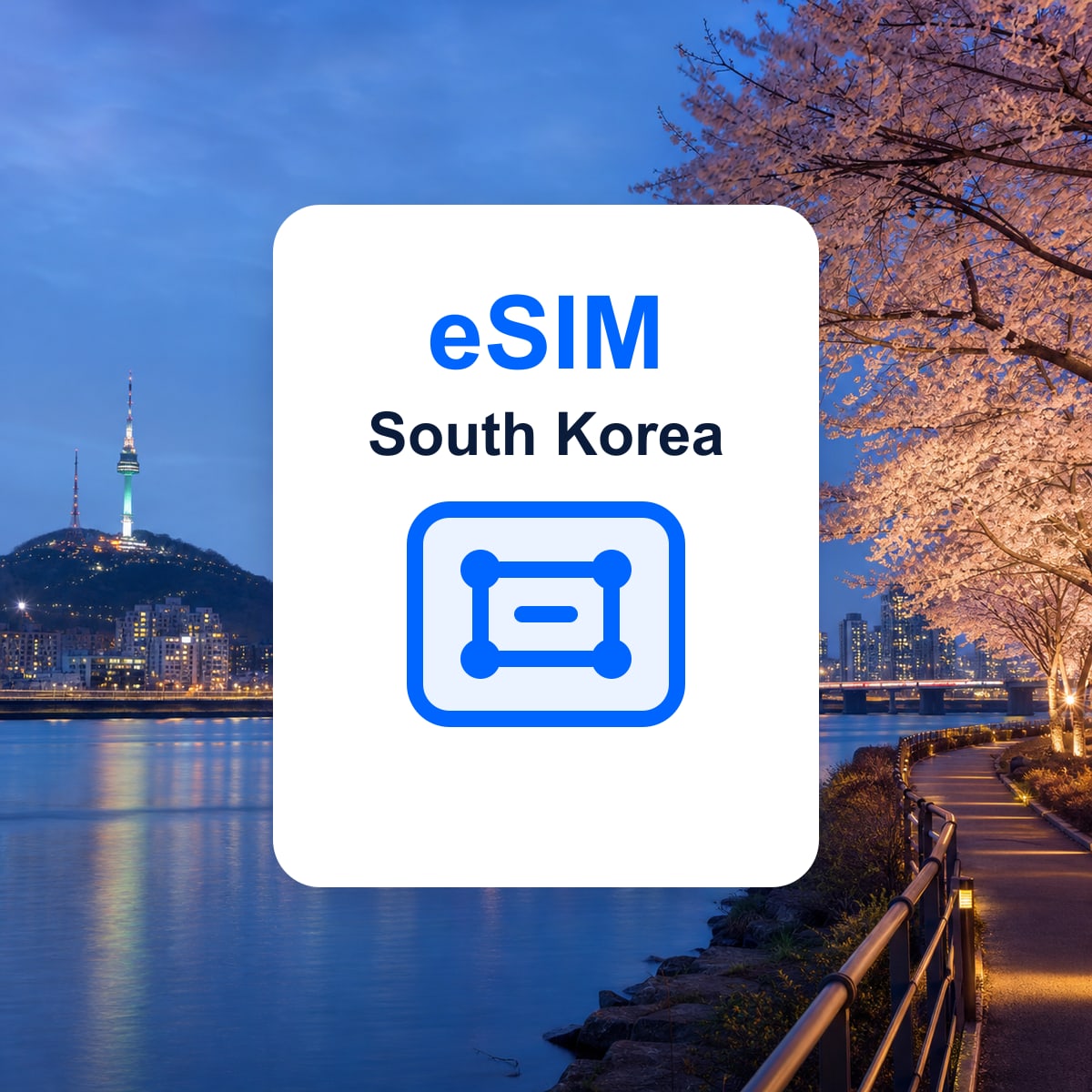 South Korea travel eSIM representative image