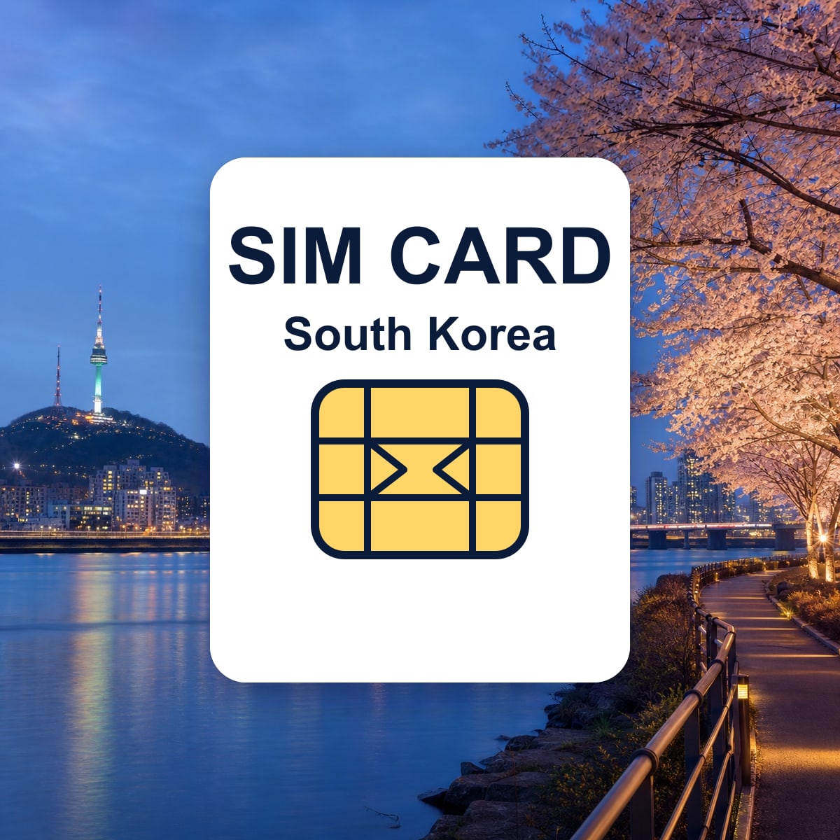 South Korea travel SIM card representative image