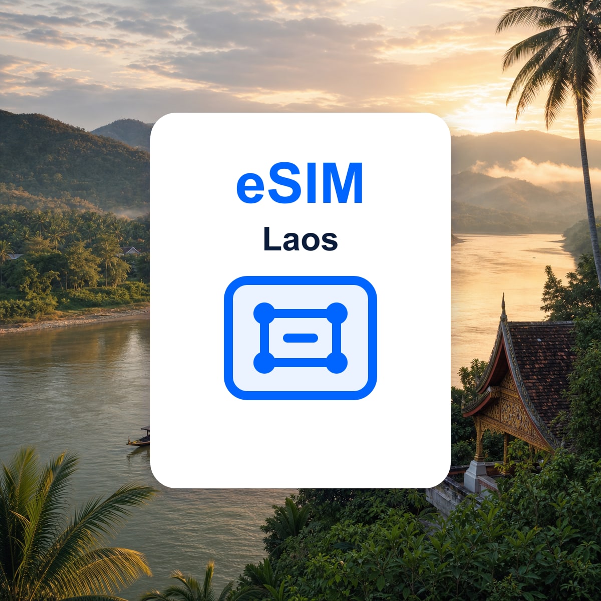 Laos travel eSIM representative image