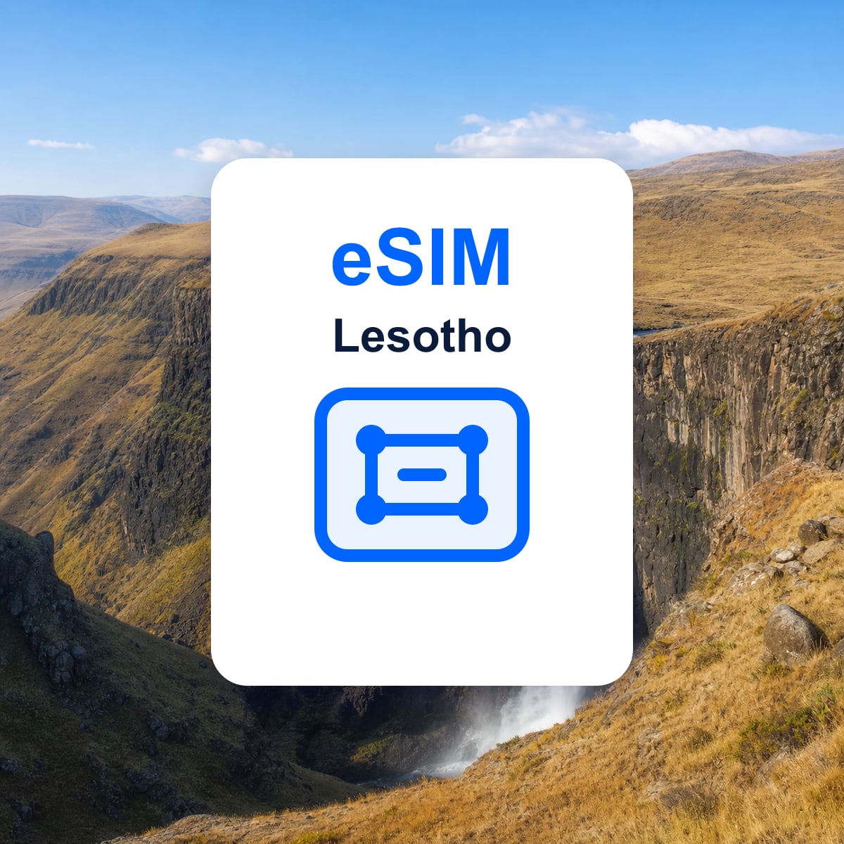 Lesotho travel eSIM representative image