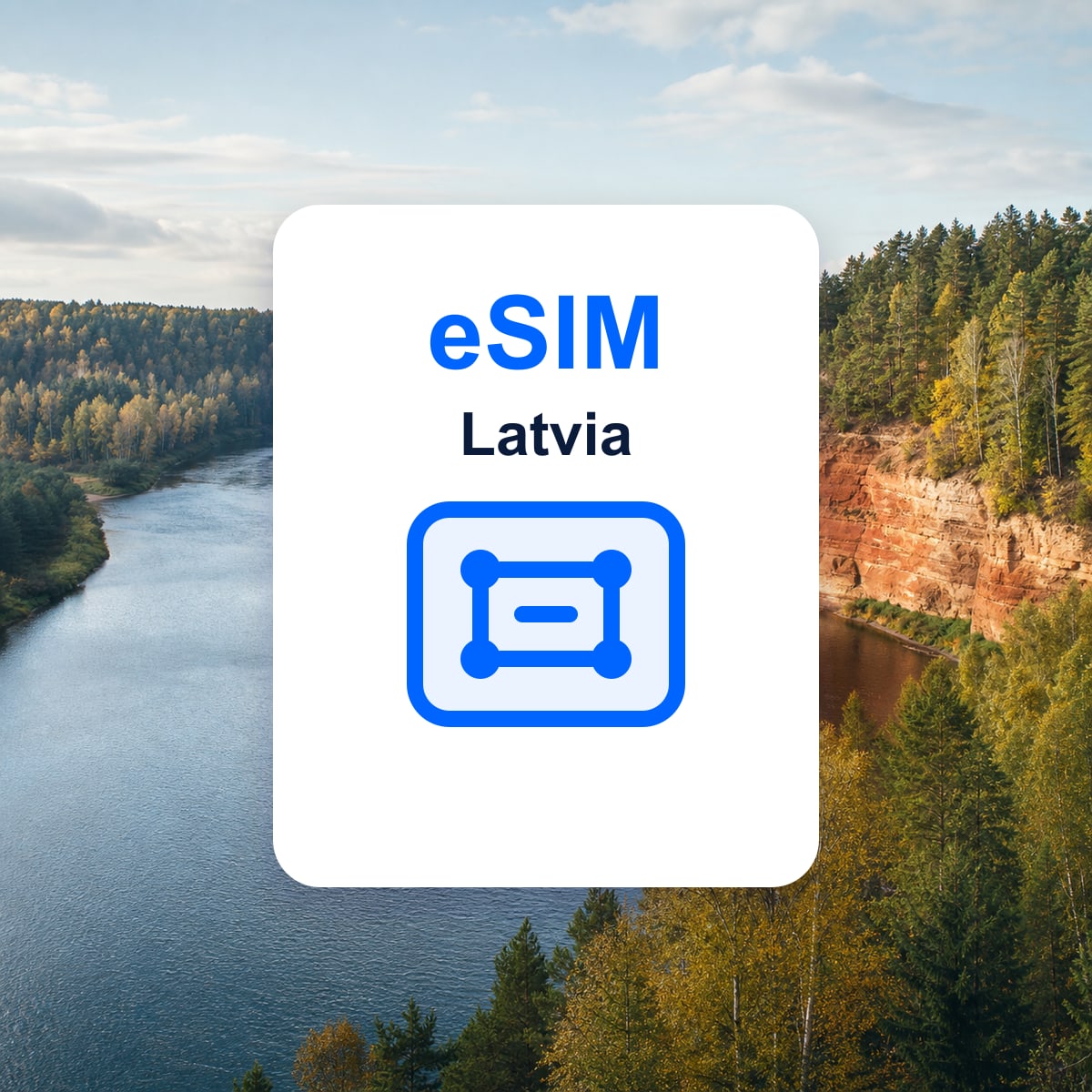 Latvia travel eSIM representative image