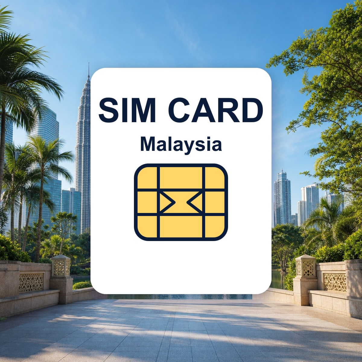 Malaysia travel SIM card representative image