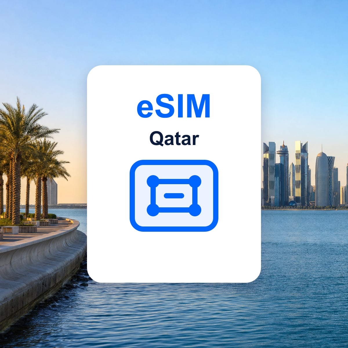 Qatar travel eSIM representative image