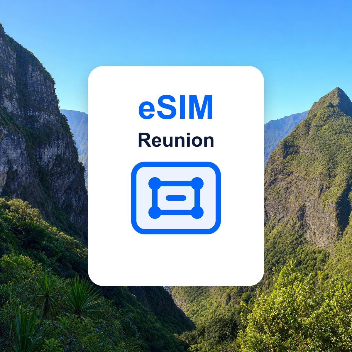 Réunion travel eSIM representative image