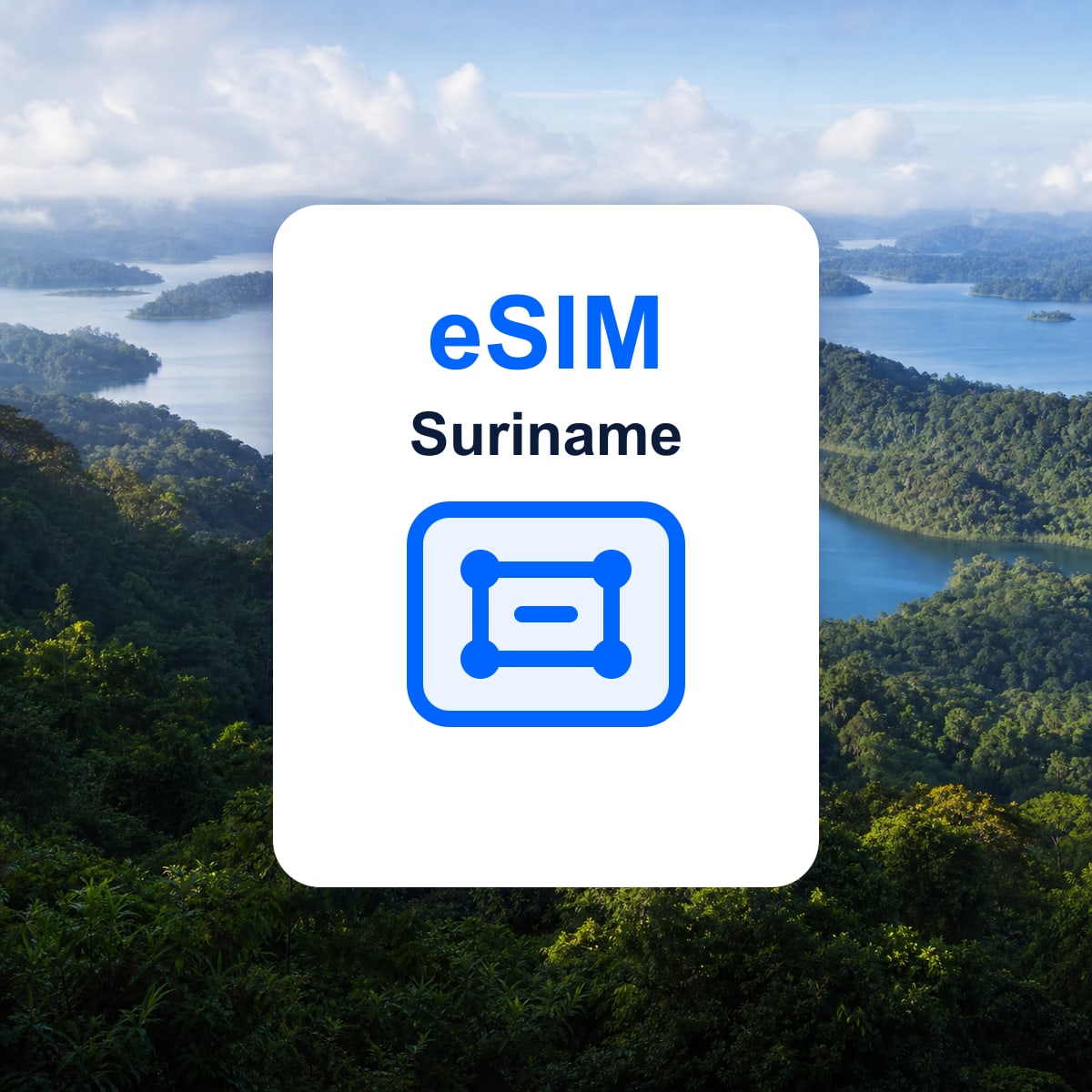 Suriname travel eSIM representative image