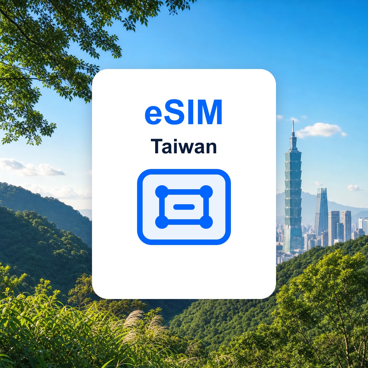 Taiwan travel eSIM representative image