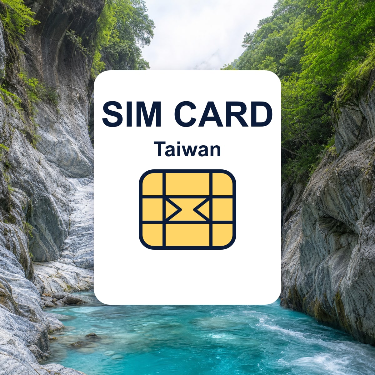 Taiwan travel SIM card representative image