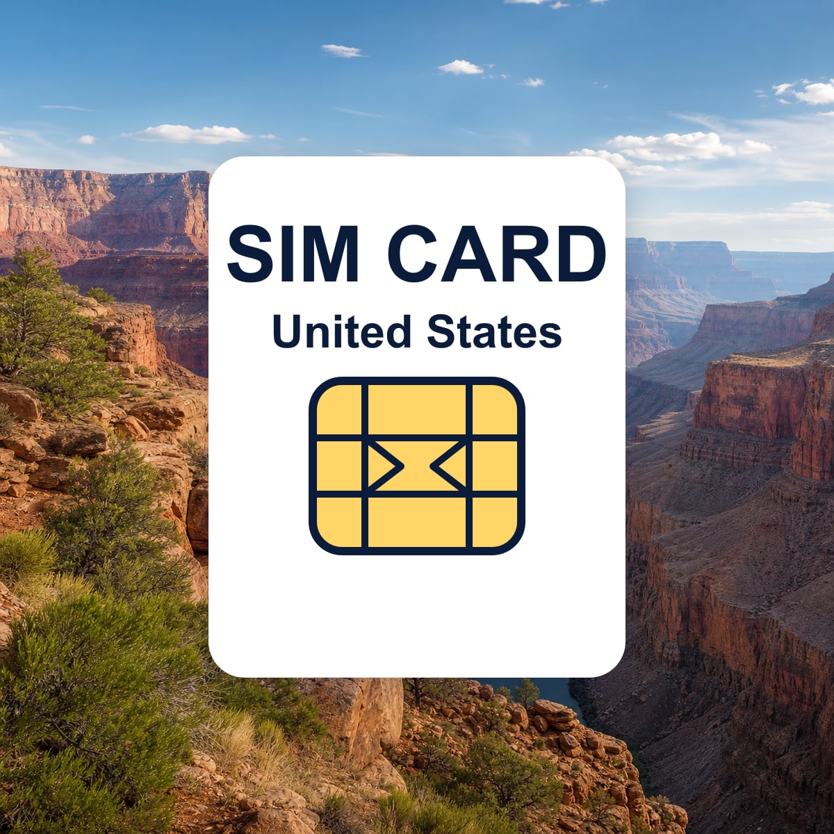 United States travel SIM card representative image