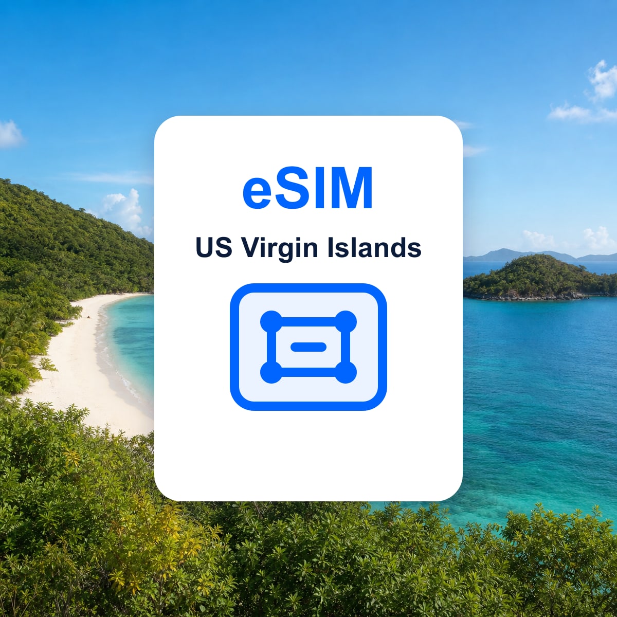 U.S. Virgin Islands travel eSIM representative image