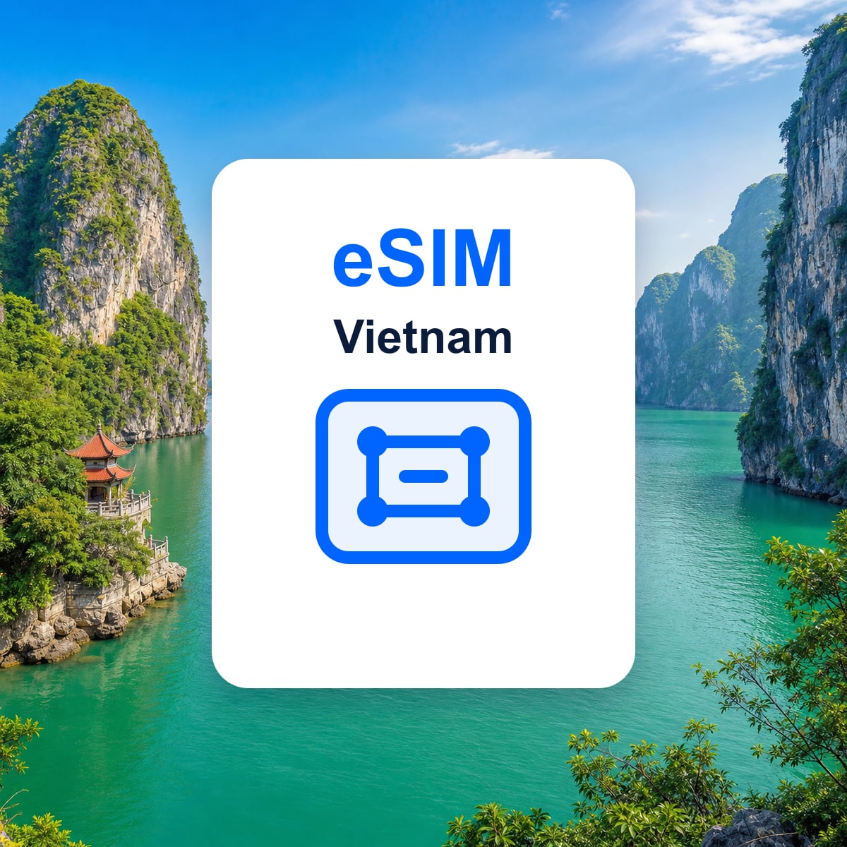 Vietnam travel eSIM representative image