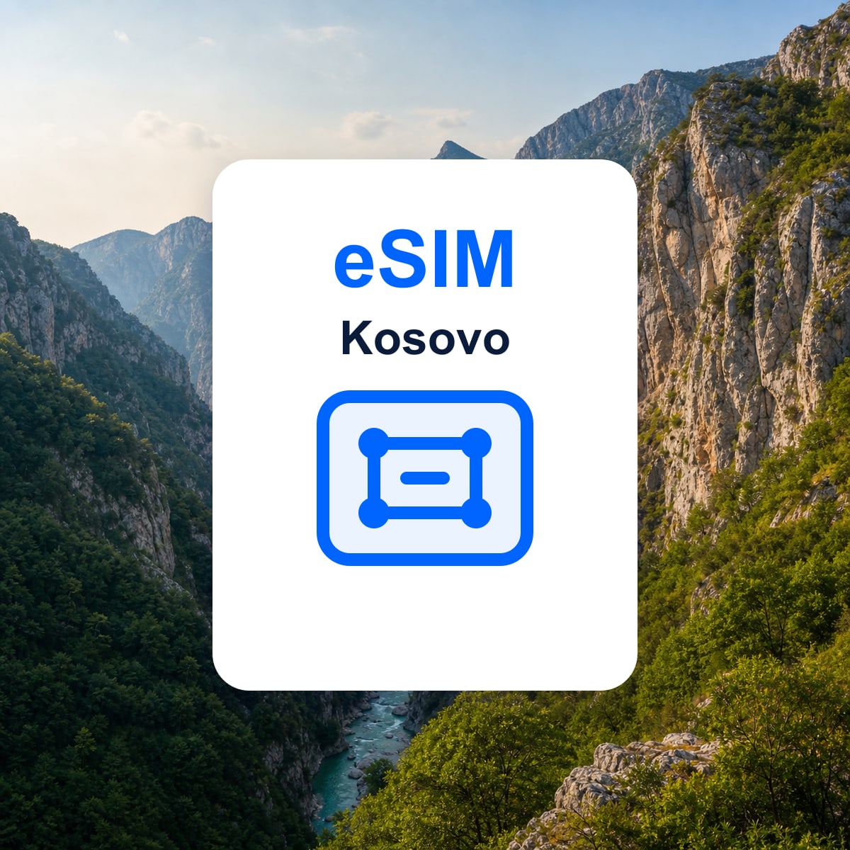 Kosovo travel eSIM representative image