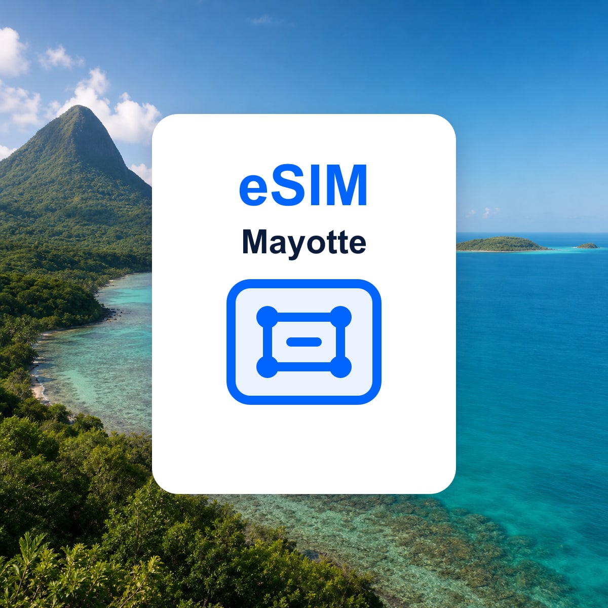 Mayotte travel eSIM representative image