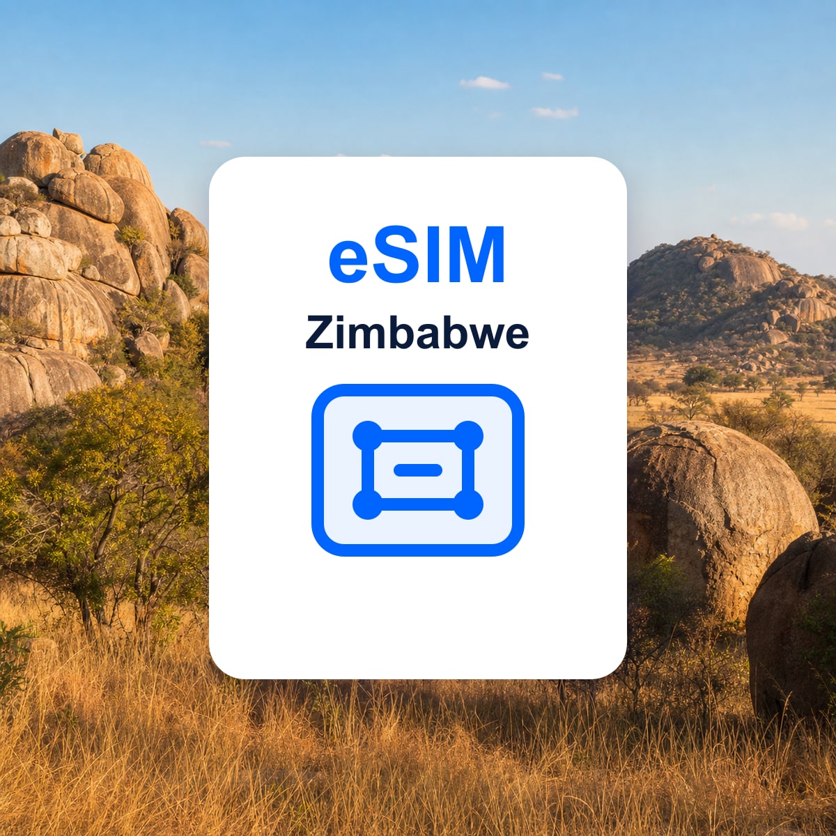 Zimbabwe travel eSIM representative image